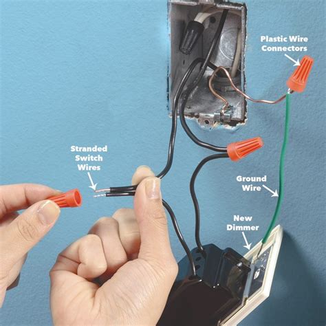how to hook up dimmer light switch